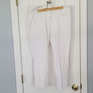 White dress capris